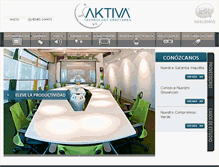 Tablet Screenshot of aktivacorp.com